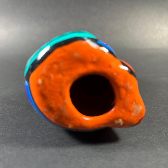 VTG Talavera Mexican Colorful Cat Folk Art Pottery Figurine Hand-painted 3.5” - Picture 7 of 7